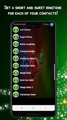 Christmas Notification Sounds android App screenshot 3